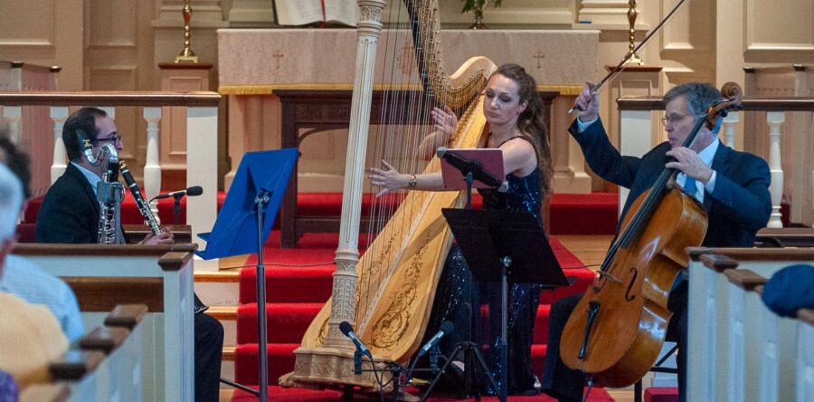 Harpist Ina Zdorovetchi performs in NCS program