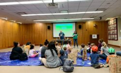 Planting peas at NFPL
