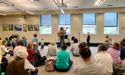 Stacey Peasley draws a crowd at WPL