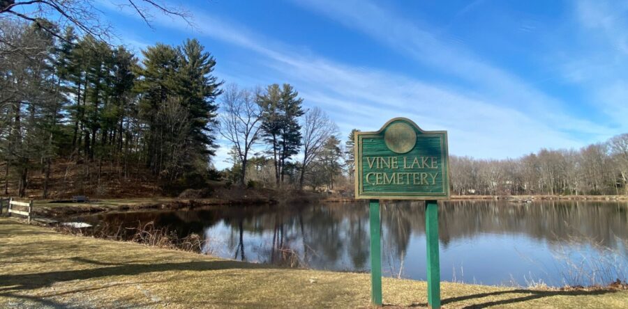 Fresh air at Vine Lake Cemetery