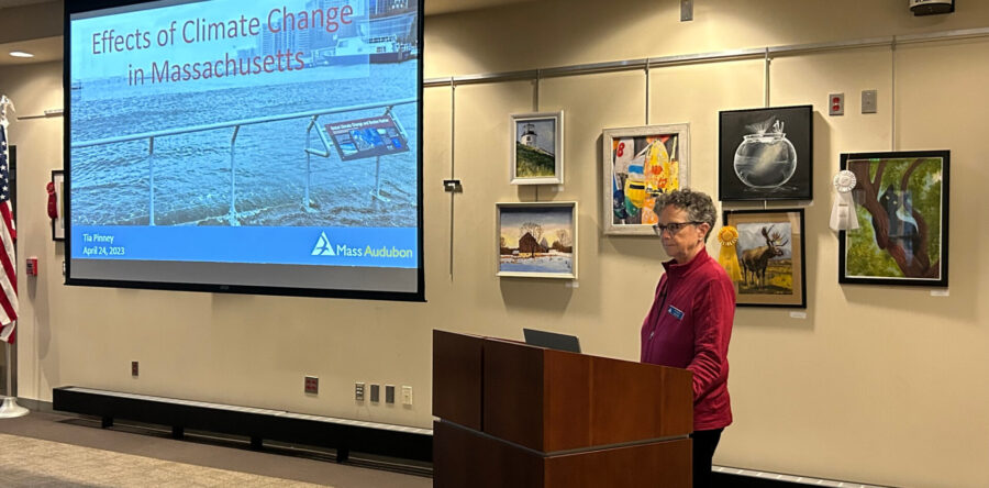 Pinney discusses climate change at WPL