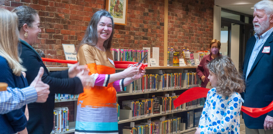 Sherborn celebrates library grand re-opening