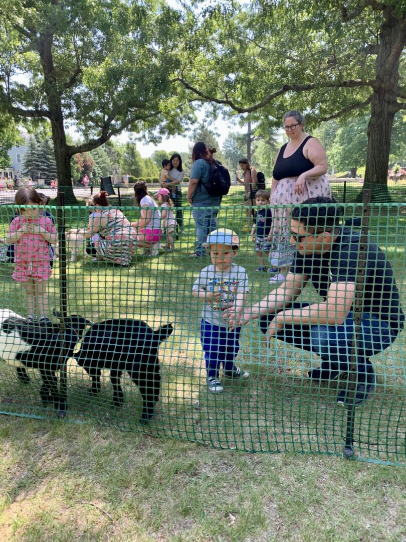 Goats and Giggles on the green