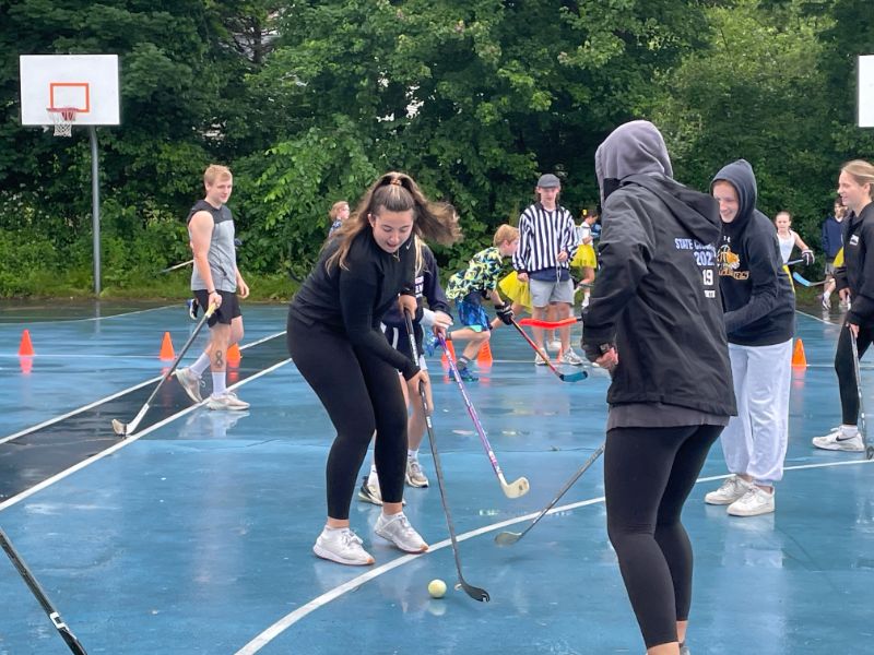 Rain or shine, game on!