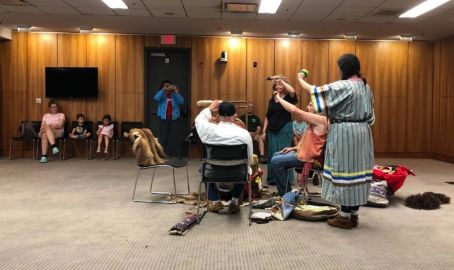 Humble Spirit Drum visits NFPL