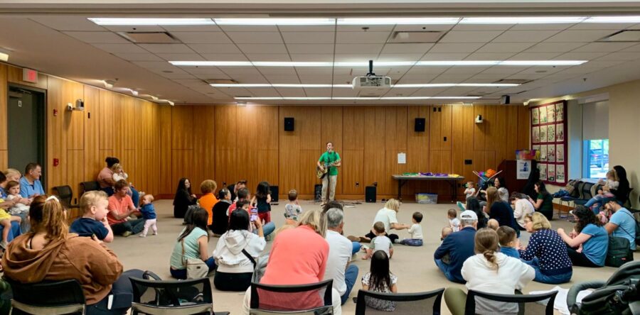 Blissful morning with local artist