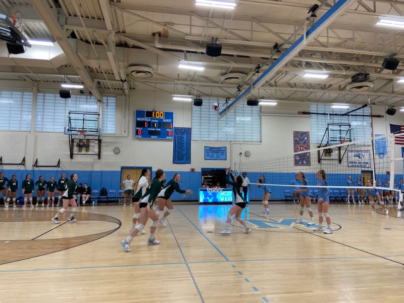 Girls Volleyball dips under Medfield