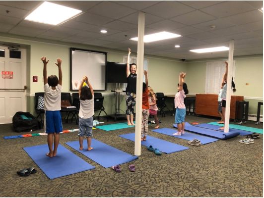 Youthful yoga: kids discover wellness at library