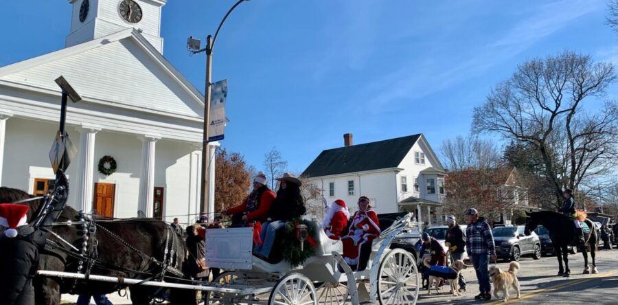 Santa comes to town