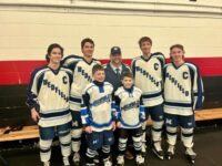 Boys’ hockey hosts captains for the day