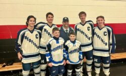 Boys’ hockey hosts captains for the day