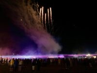 Walpole kicks off 300th year with light show