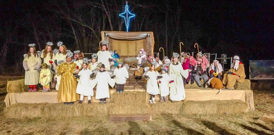 Sherborn holds live nativity showing