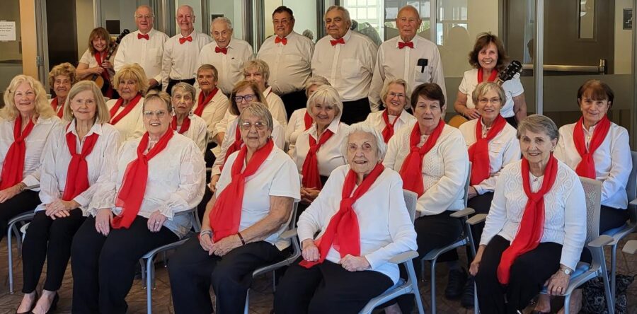 Senior Moments Chorus performs at WPL