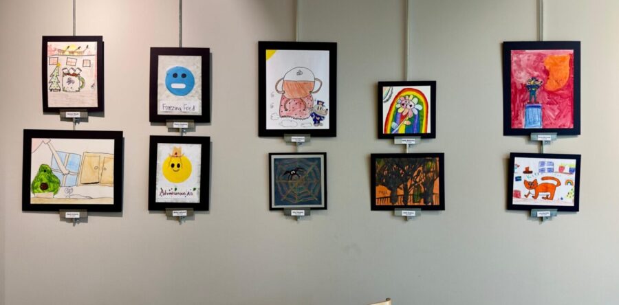 Local artist displays work of youths