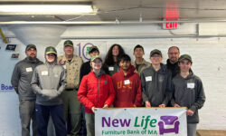 Troop 97 volunteers at New Life Furniture Bank