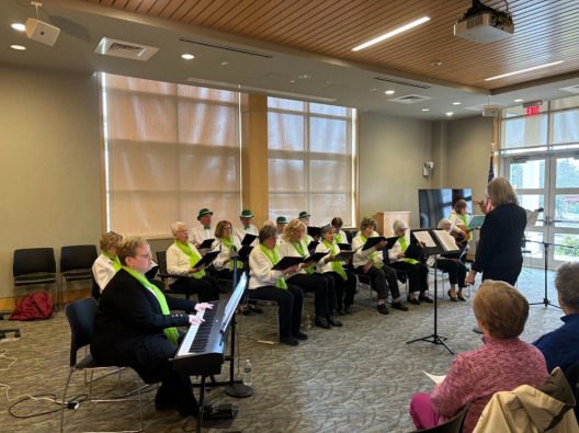 Senior Moments Chorus performs at WPL