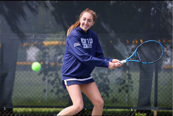 Meet Medfield’s varsity tennis senior captain