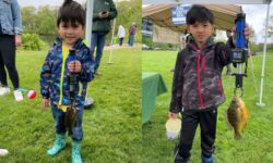 Fishing for fun at Buckmaster Pond