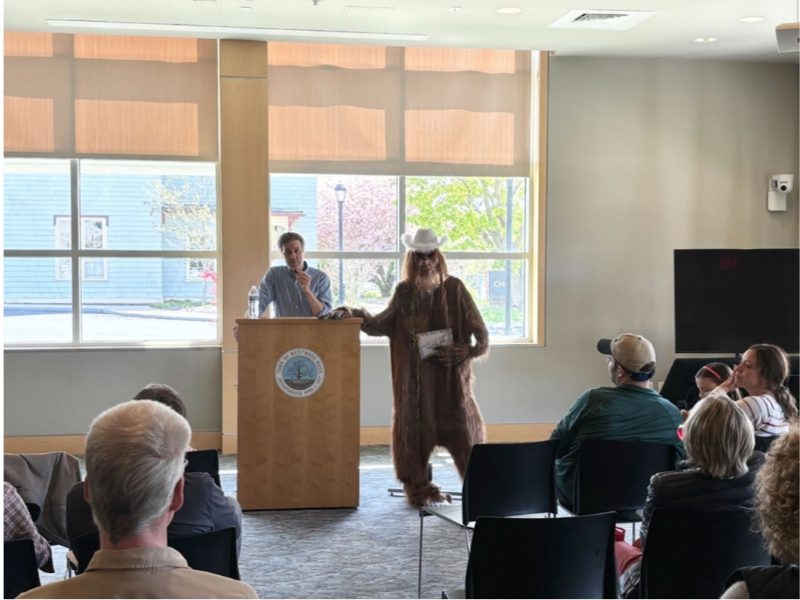 Locals learn about Bigfoot