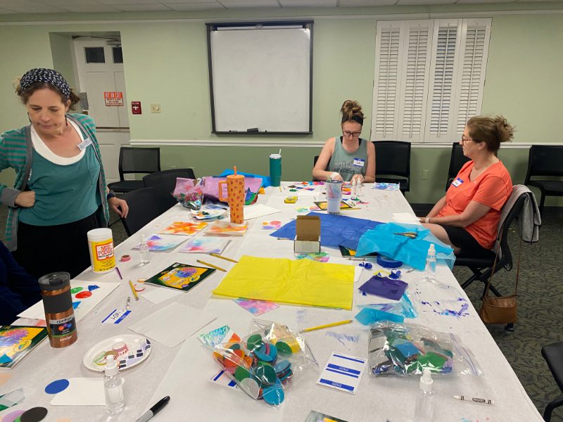 Adult craft night at the MPL