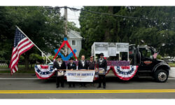 Needham marches fourth together