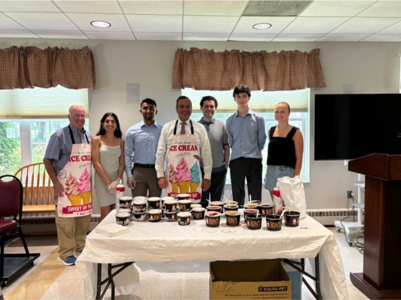 Seniors get social with ice cream sundaes