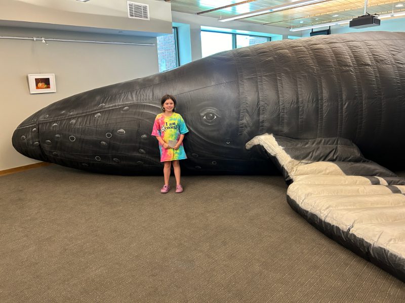 The Whalemobile travels to Sherborn