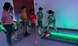 Glow Golf shines bright in Islington