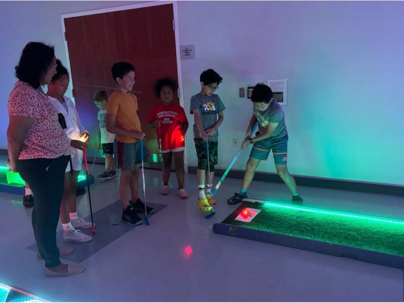 Glow Golf shines bright in Islington