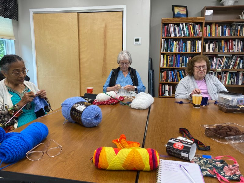 Sit and knit at the Westwood COA