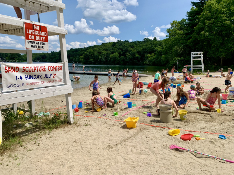 Farm Pond hosts annual Sand Sculpture contest