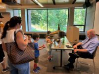Shark showcase at the Sherborn Library