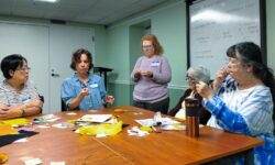Creating felt birds with Bri