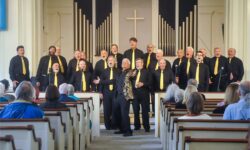 Barbershop entertainment at United Church