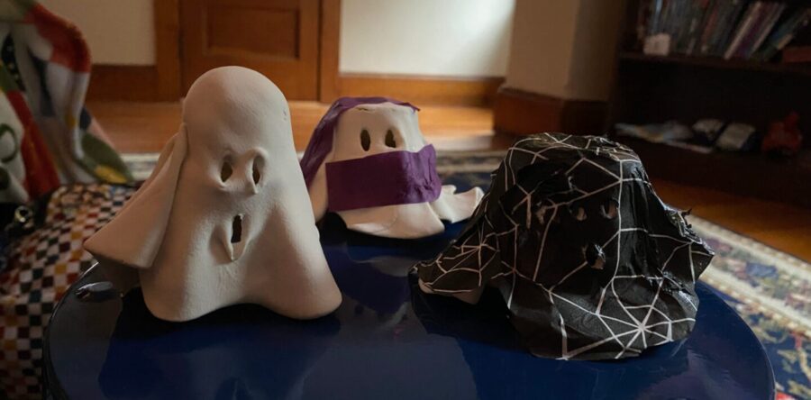 Locals enjoy take-home library craft