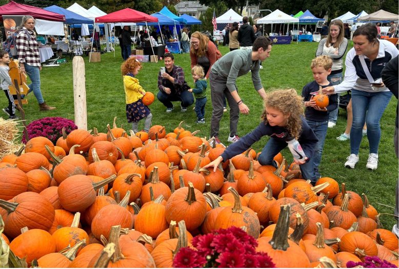 Locals enjoy the annual Needham Harvest Fair