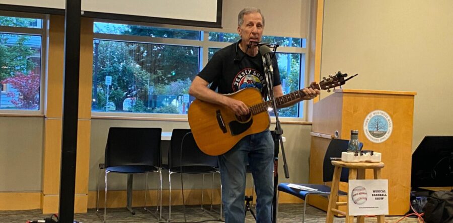 Music meets baseball at Westwood Public Library