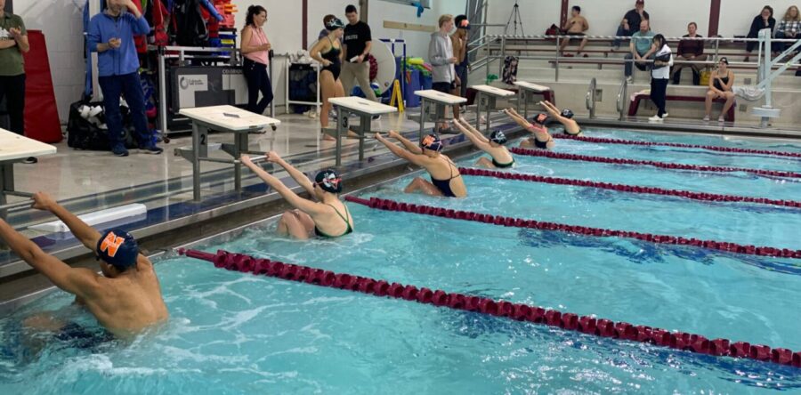 Walpole swimming reaches for sectionals