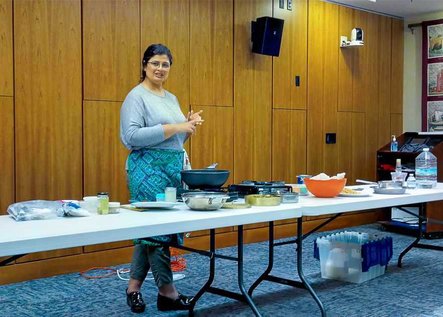 Crafting Indian dishes at NFPL