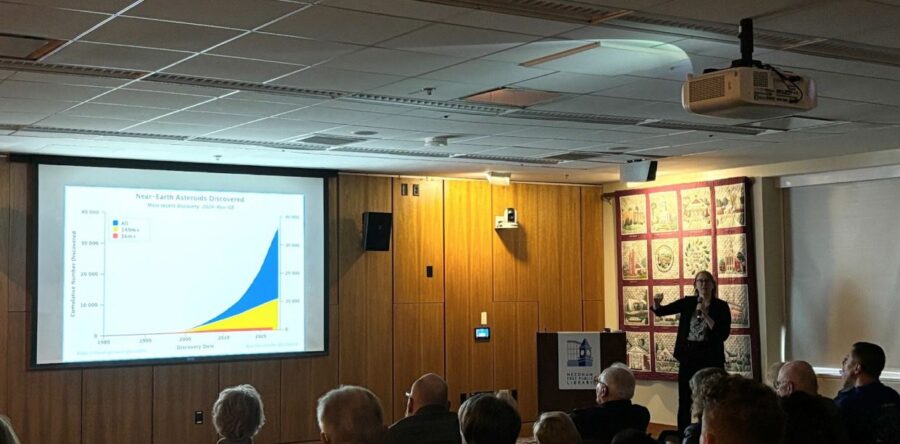 Dr. Nugent discusses asteroids at NFPL