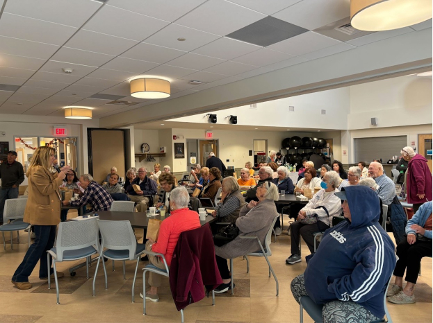 Seniors enjoy a Movie Matinee at the COA