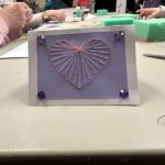 Crafting string card art at the DTL