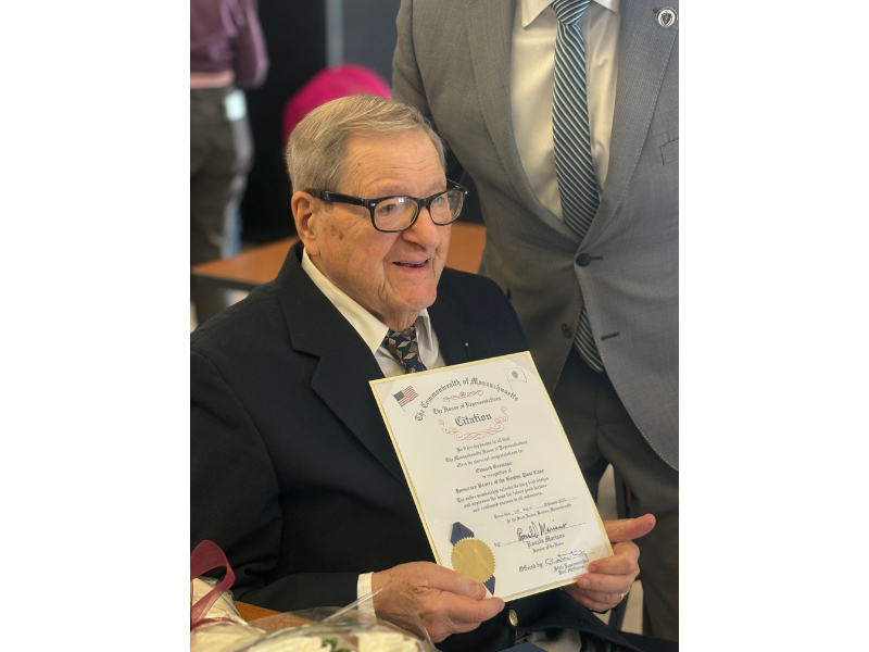 Westwood’s Germano presented Post Cane Award