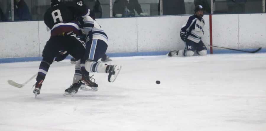 Boys’ hockey battles Medfield