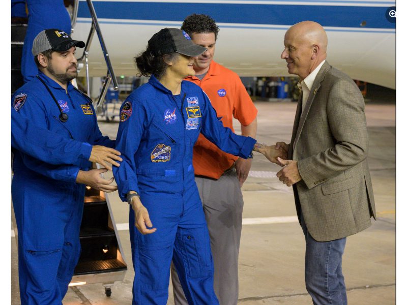 Sunita Williams returns to Earth after 9 months