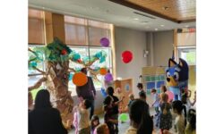 Local families party with Bluey