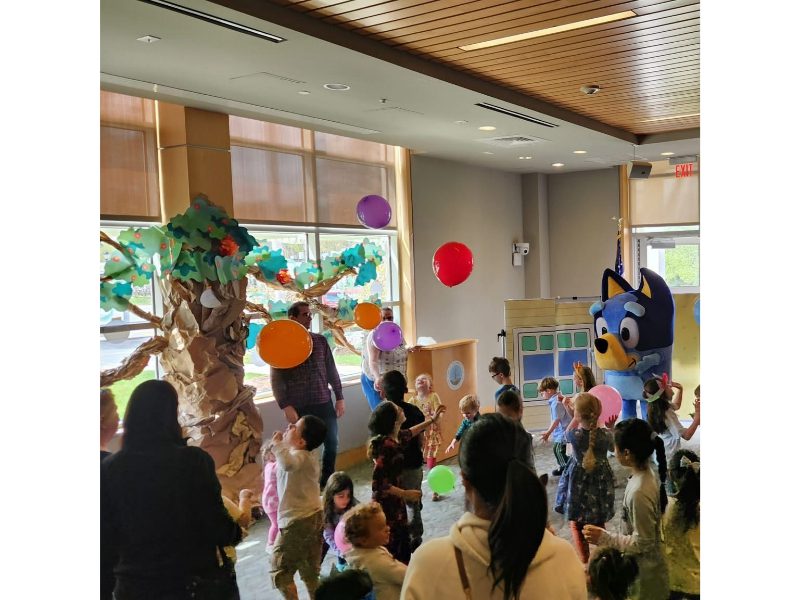 Local families party with Bluey