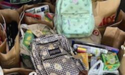 Medfield Village Cleaners runs school supply drive