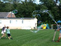 Vinny the Bubble Guy comes to Westwood